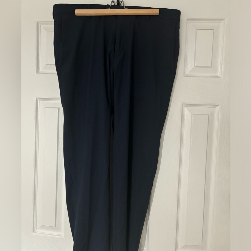 Kenneth Cole Men's Navy Blue Dress Pants